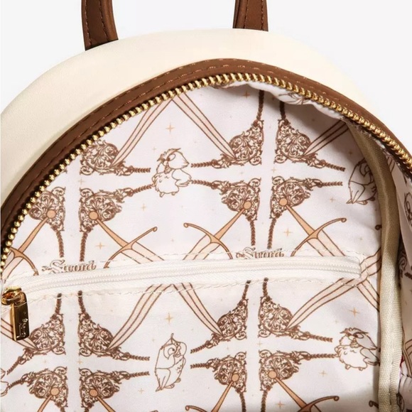 NWT Loungefly Disney The Sword in the Stone Arthur & Merlin Mini Backpack - Picture 6 of 8